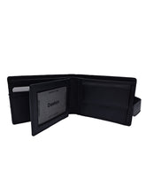 Φόρτωση εικόνας στο εργαλείο προβολής Συλλογής, Ανδρικό Δερμάτινο Πορτοφόλι Daston Μαύρο 025