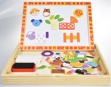 Φόρτωση εικόνας στο εργαλείο προβολής Συλλογής, Ξύλινος Μαγνητικός Πίνακας Φάρμα Διπλής Όψης Tooky Toy