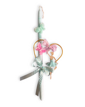 Φόρτωση εικόνας στο εργαλείο προβολής Συλλογής, Λαμπάδα Χειροποίητη Μπαλαρίνα-Καρδιά