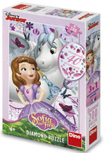 Φόρτωση εικόνας στο εργαλείο προβολής Συλλογής, Diamond Παζλ Πριγκίπισσα Σοφία & Μονόκερος 200 Τμχ