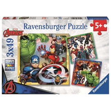 Φόρτωση εικόνας στο εργαλείο προβολής Συλλογής, Παζλ 3x49 Avengers Ravensburger