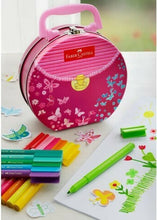 Φόρτωση εικόνας στο εργαλείο προβολής Συλλογής, Μεταλλική κασετίνα ζωγραφικής Πεταλούδες Faber Castell