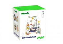 Φόρτωση εικόνας στο εργαλείο προβολής Συλλογής, Ξύλινος Διαστημικός Λαβύρινθος Με Χάντρες Tooky Toy