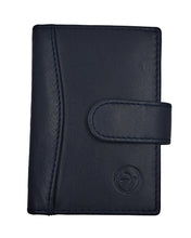 Φόρτωση εικόνας στο εργαλείο προβολής Συλλογής, Ανδρική Δερμάτινη Θήκη Καρτών Daston Μπλε 042