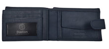 Φόρτωση εικόνας στο εργαλείο προβολής Συλλογής, Ανδρικό Δερμάτινο Πορτοφόλι Daston Μπλε 048