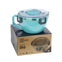 Φόρτωση εικόνας στο εργαλείο προβολής Συλλογής, Φαγητοδοχείο thermos 850ml eco life μπλε
