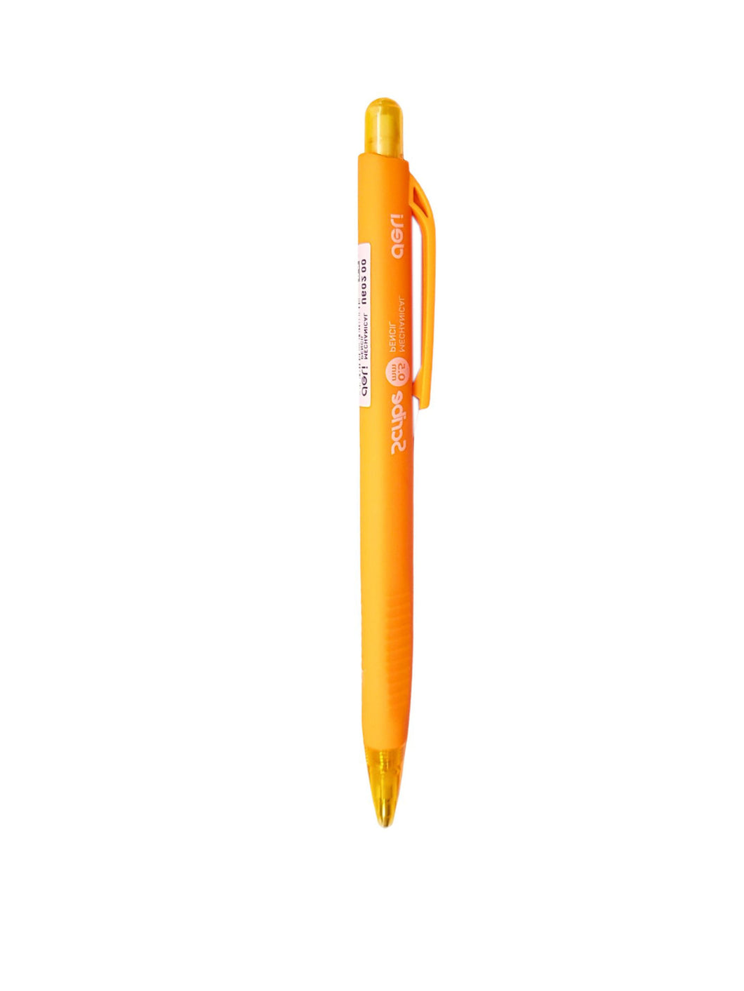 Μηχανικό Μολύβι με Γόμα 0.5mm Πορτοκαλί