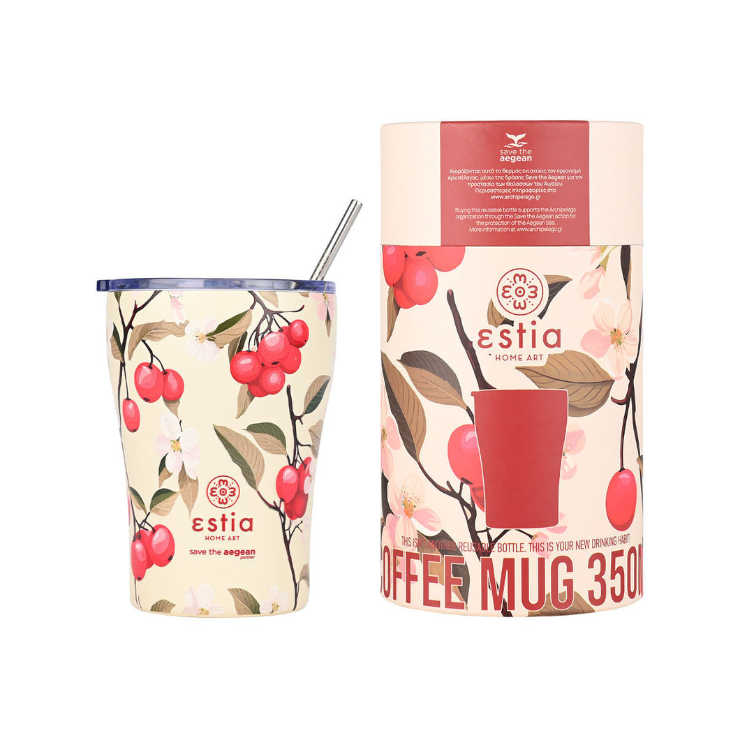 Θερμός Estia Coffee Mug Save The Aegean 350ml Sakura Whisper