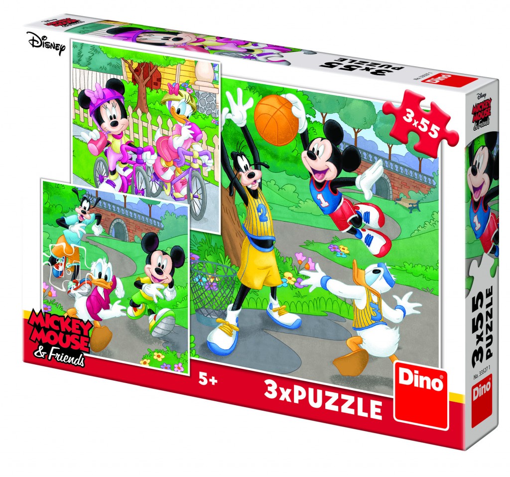 Παζλ Mickey & Minnie Αθλήματα 3x55 Τμχ