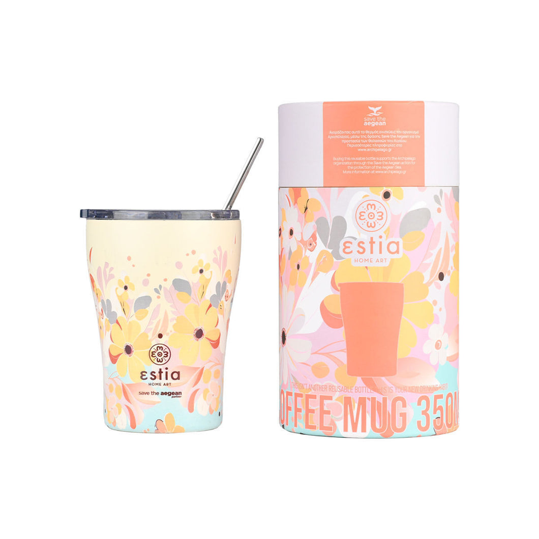 Θερμός Estia Coffee Mug Save The Aegean 350ml Spring Sonata