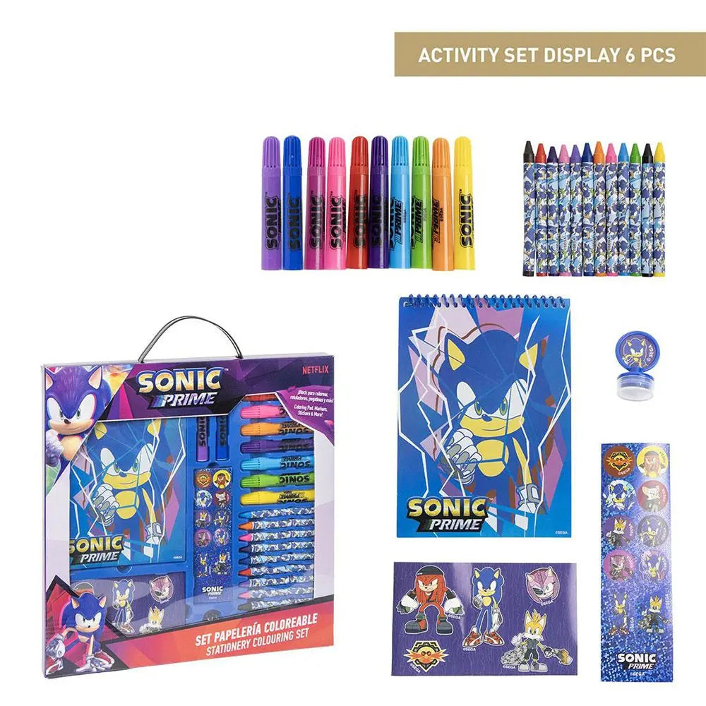 Σετ Κουτί Ζωγραφικής Sonic Prime 26 τεμαχίων
