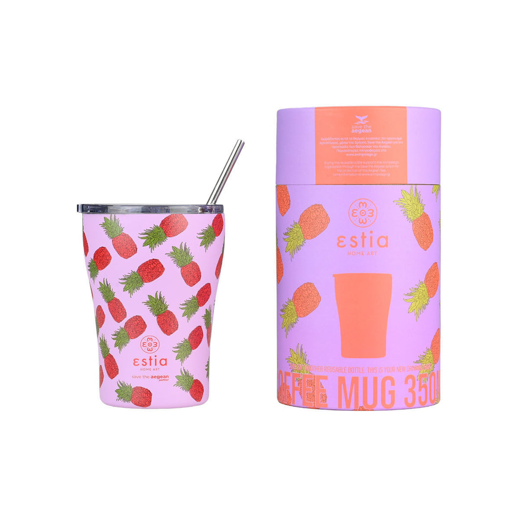 Θερμός Estia Coffee Mug Save The Aegean 350ml Tropic Tango