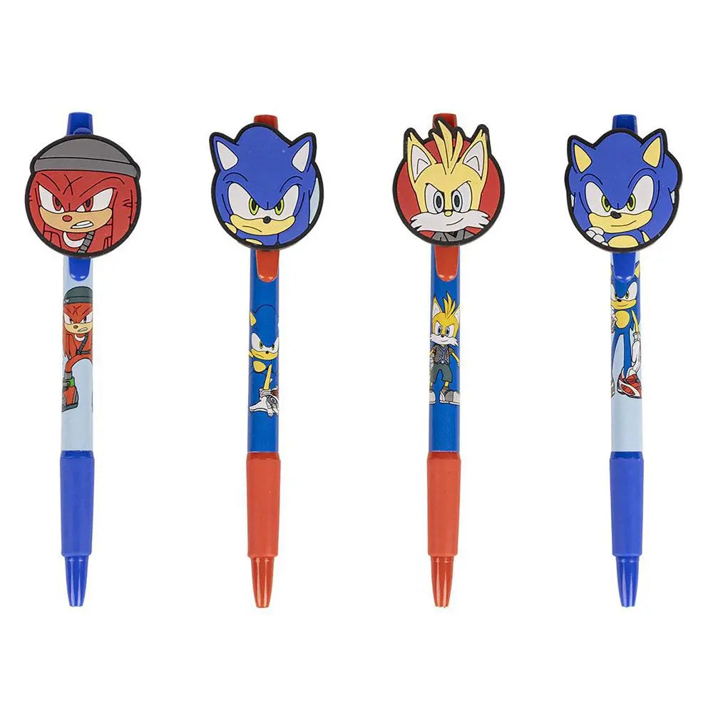 Σετ Mε 4 Στυλό Sonic Prime