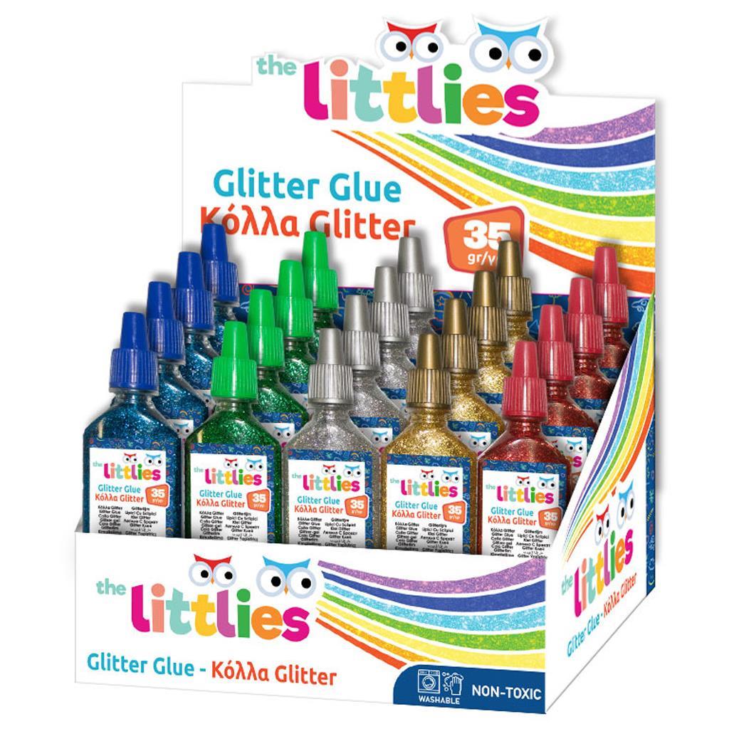 Κόλλα Glitter 35γρ. The littlies Σε 5 Χρώματα