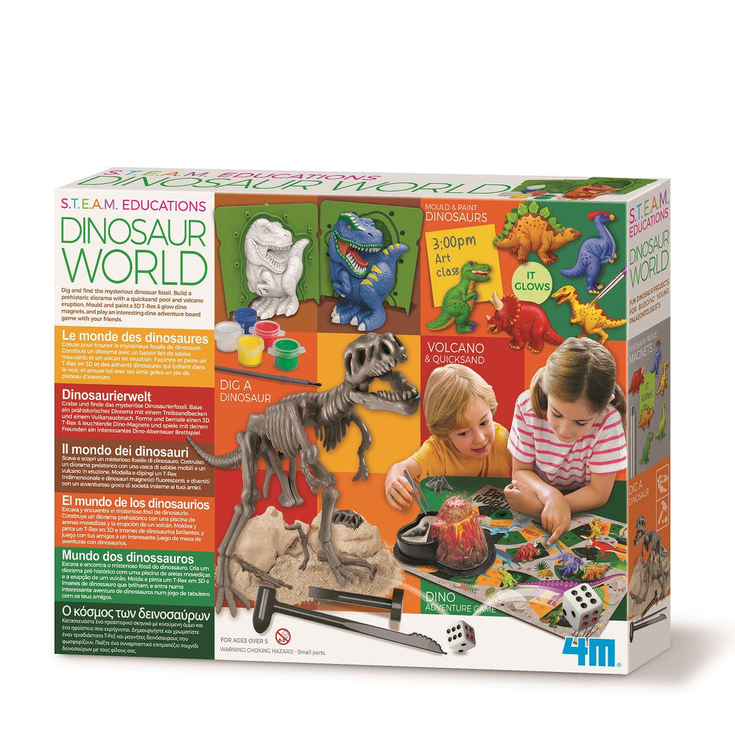 Κατασκευή Ο κόσμος των δεινοσαύρων 4Μ Toys