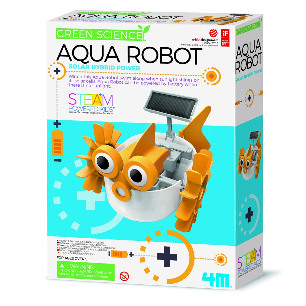 Κατασκευή Υβριδικό Ηλιακό Ρομπότ Νερού 4M Toys