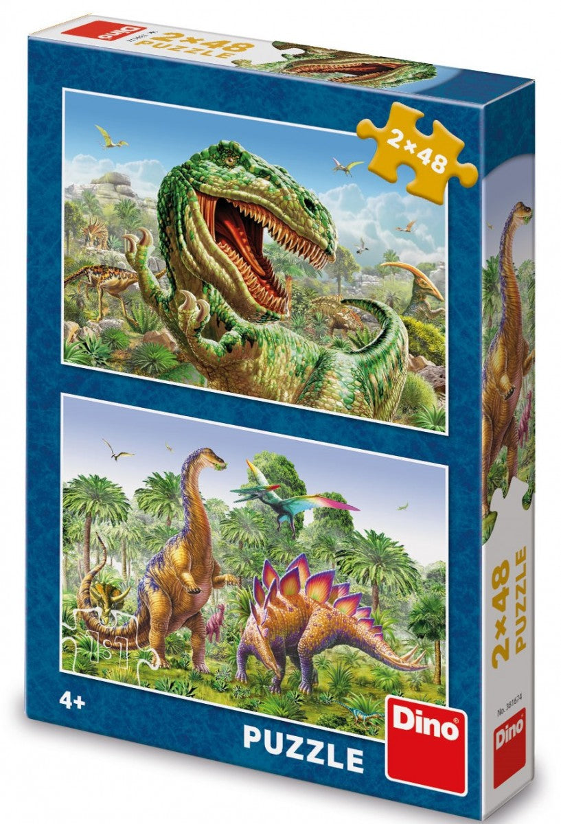 Παζλ Δεινόσαυροι Dino 2x48 Τμχ.