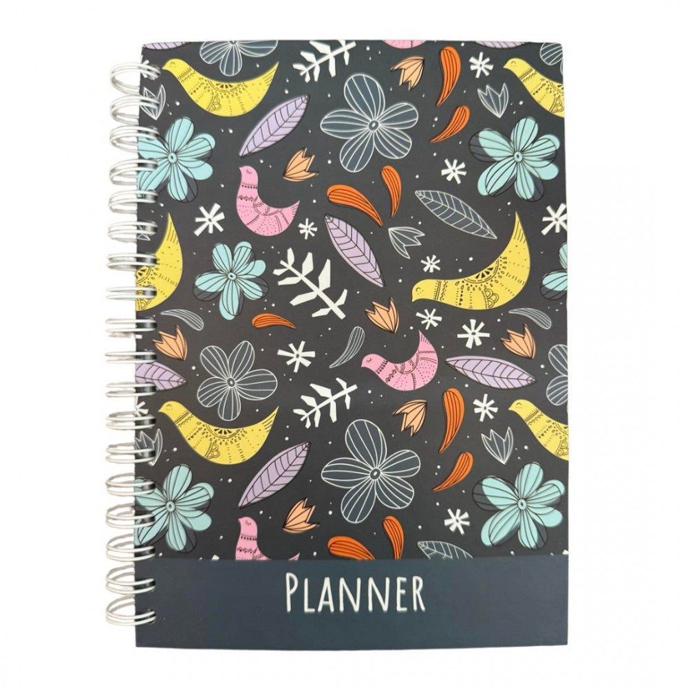 Σημειωματάριο Planner Με Αυτοκόλλητα Birds & Flowers Tesoro 17X24