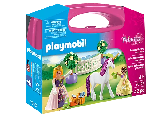 Playmobil Maxi Βαλιτσάκι Πριγκίπισσες Με Μονόκερο 70107