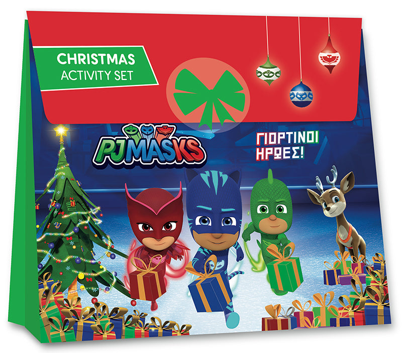 Pj Masks - Χριστουγεννιάτικο Σετ Δραστηριοτήτων - Γιορτινοί Ήρωες