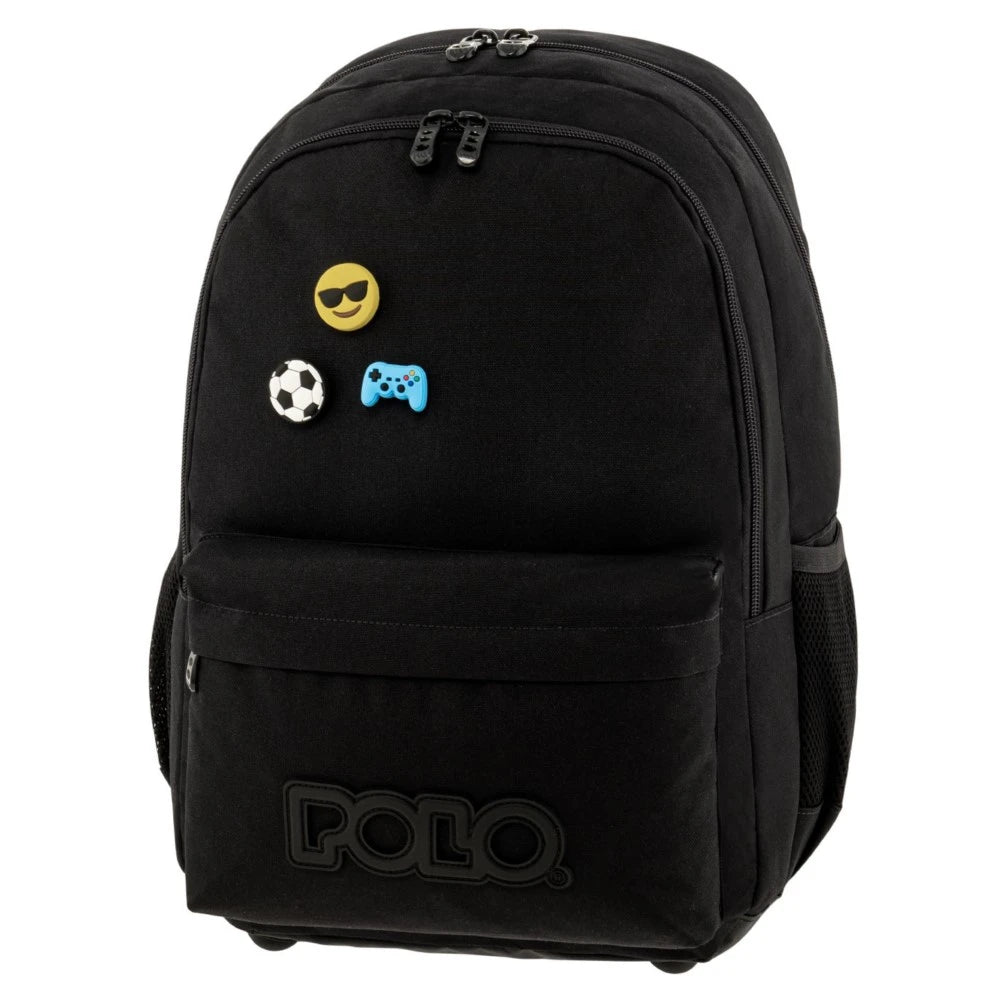 Σακίδιο Πλάτης Polo Pins Μαύρο 901059-2000