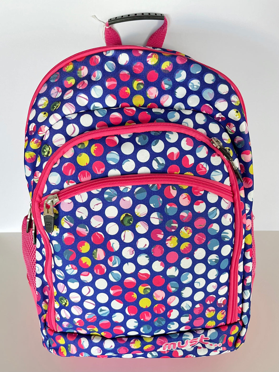 Σχολική Τσάντα Πλάτης Must Purple/Pink/Dots