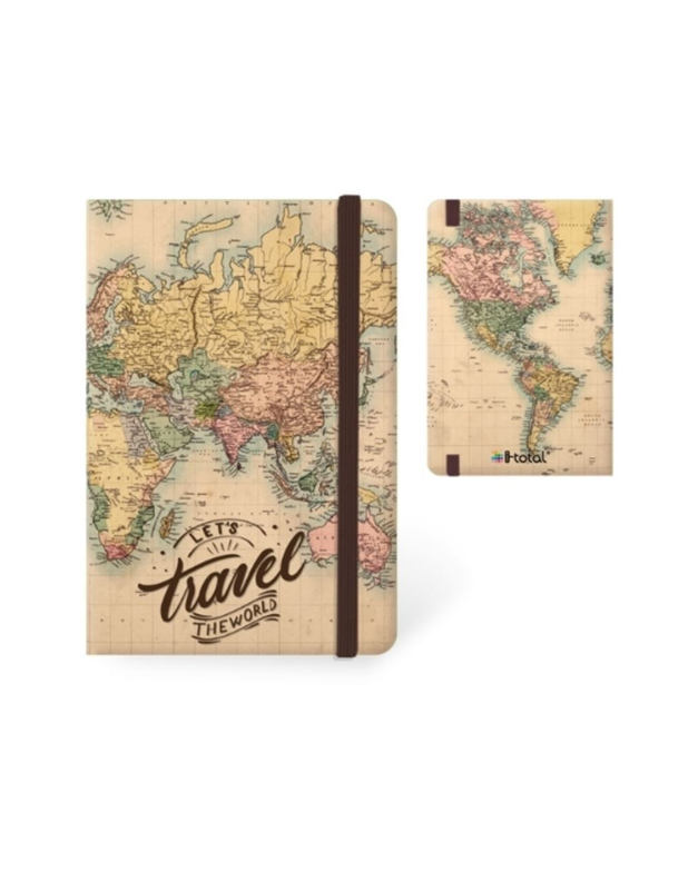 Σημειωματάριο iTotal Let's Travel The World