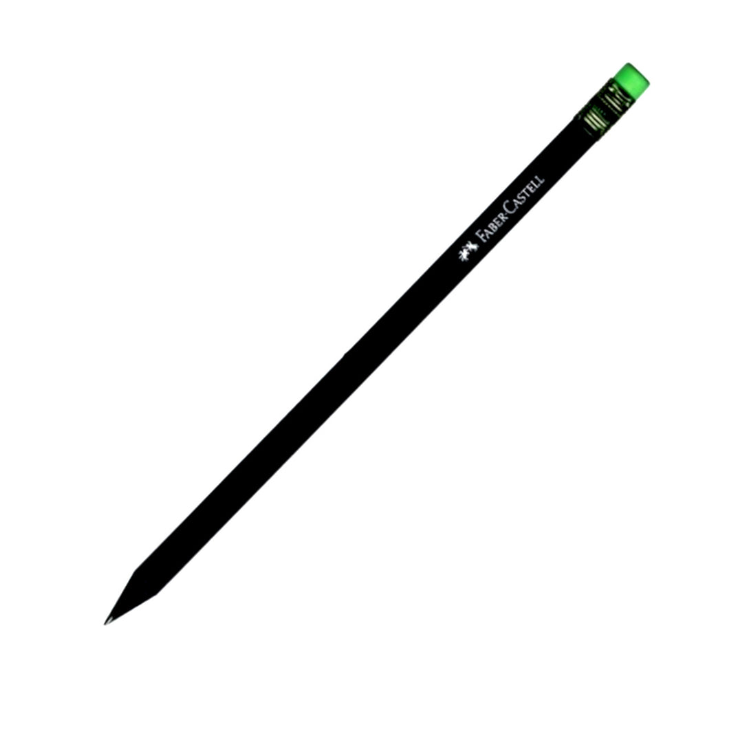 Μολύβι Ξύλινο Faber Castell Blacklead HB με Πράσινη Γόμα