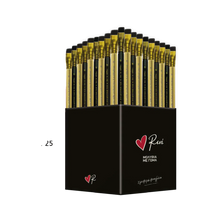 Φόρτωση εικόνας στο εργαλείο προβολής Συλλογής, Μολύβι με Γόμα Μαύρο - Χρυσό Ρενέ
