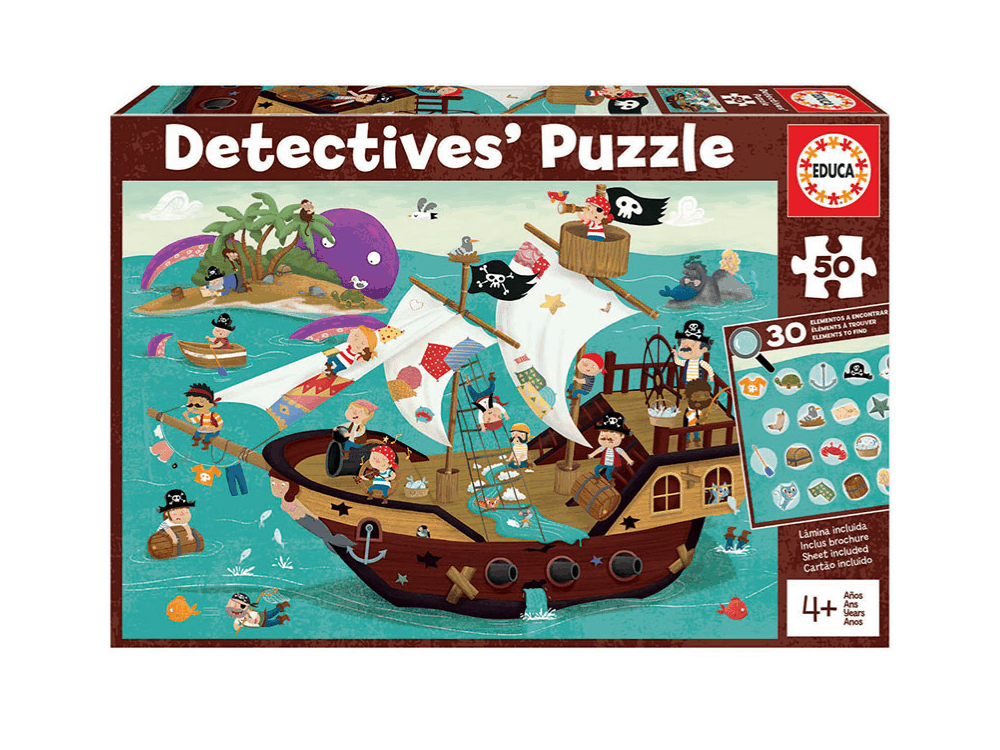 Παζλ 50pc Detective's Pirates Educa