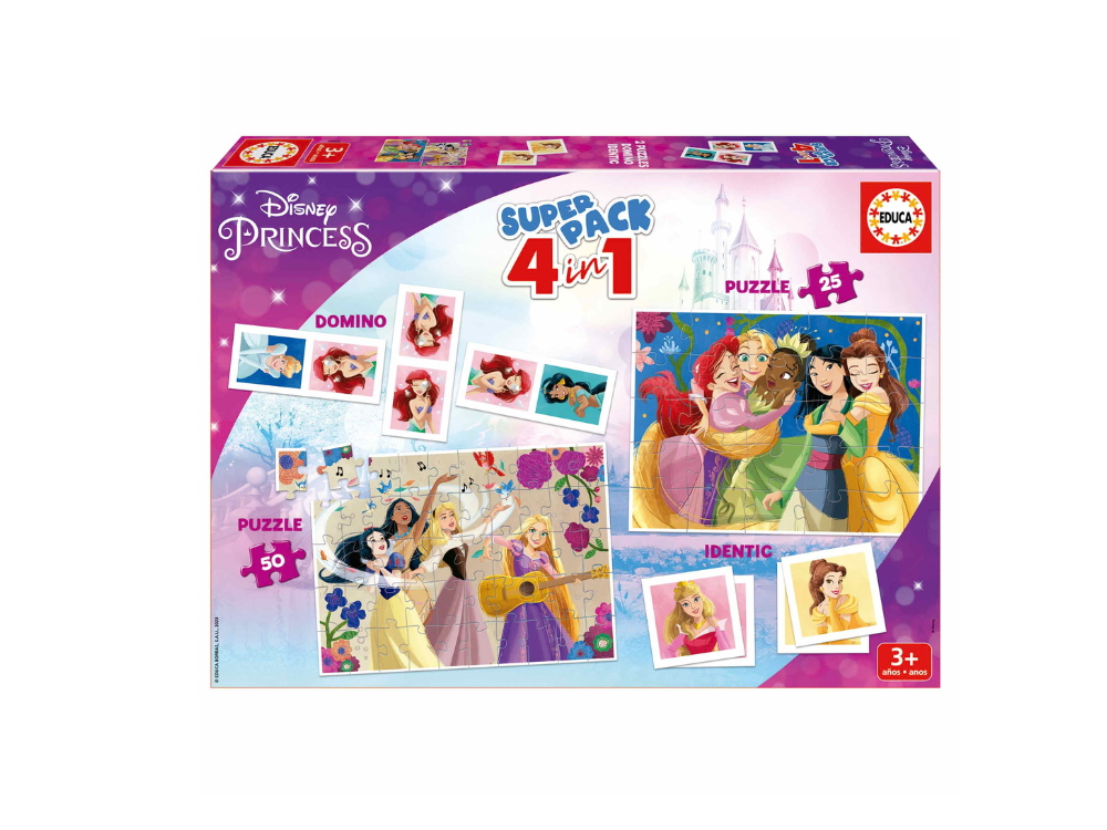 Παζλ Disney Princesses Superpack 4 σε 1 Educa