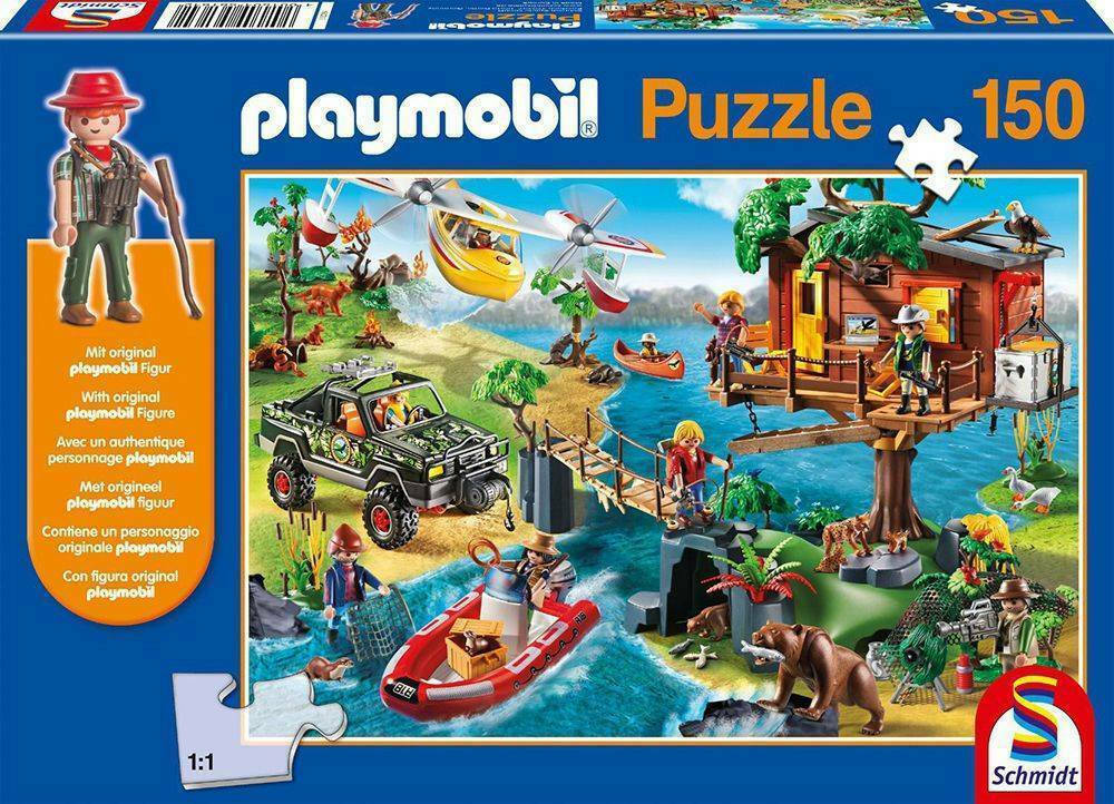 Παζλ Playmobil Δεντρόσπιτο 150τμχ. Με Φιγούρα