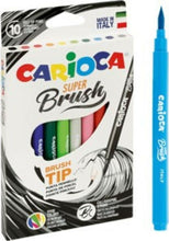 Φόρτωση εικόνας στο εργαλείο προβολής Συλλογής, Μαρκαδόροι Carioca Super Brush 10χρώματα

