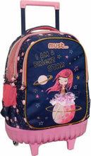 Φόρτωση εικόνας στο εργαλείο προβολής Συλλογής, Σχολική τσάντα τρόλεϊ Must Space girl

