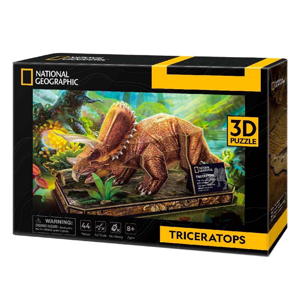 3D Παζλ Triceratops National Geographic