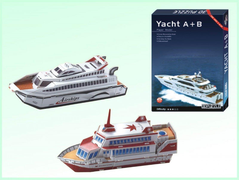 Συναρμολογούμενο 3D Παζλ Yacht