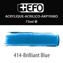 Φόρτωση εικόνας στο εργαλείο προβολής Συλλογής, Ακρυλικό Χρώμα Μπλε +Efo 75ml
