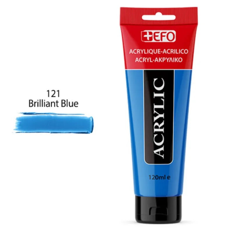 Ακρυλικό Χρώμα Μπλε +Efo 120ml