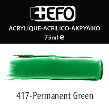 Φόρτωση εικόνας στο εργαλείο προβολής Συλλογής, Ακρυλικό Χρώμα Πράσινο +Efo 75ml
