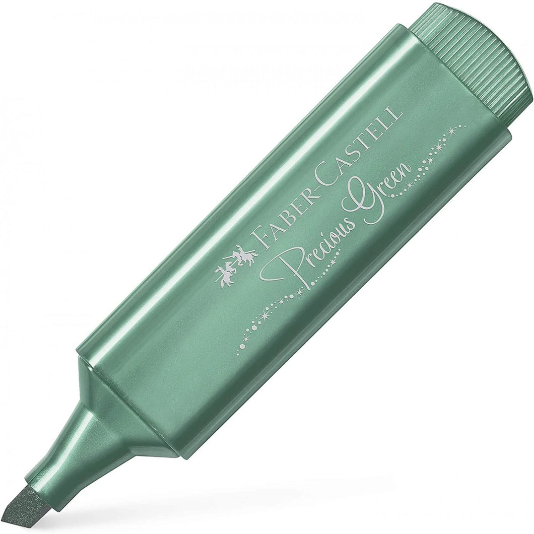 Μαρκαδόρος Υπογράμμισης Faber Castell Metallic Precious Green 1.0-5.0mm