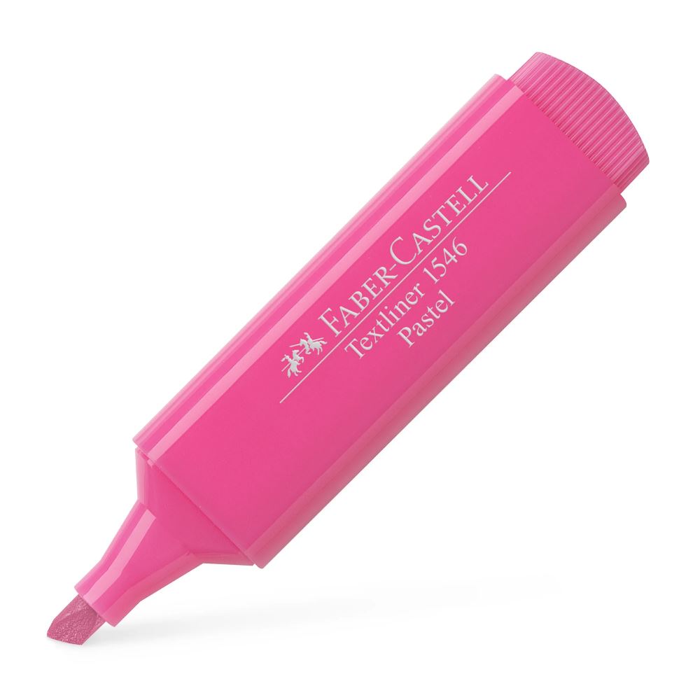 Μαρκαδόρος Υπογράμμισης Faber Castell Pastel Ροζ 1.0-5.0mm