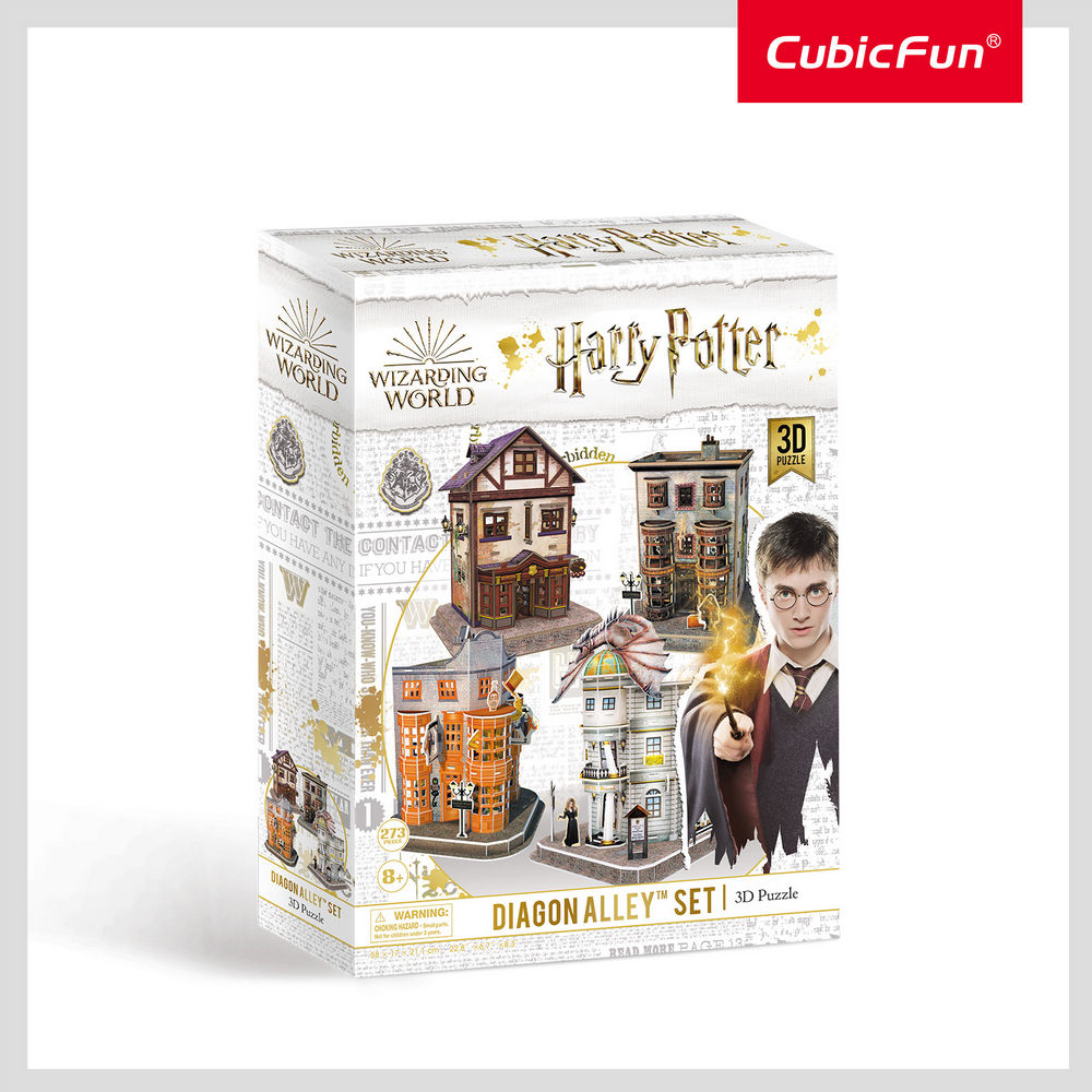 Harry Potter 3D Παζλ Diagon Alley (4 in 1)