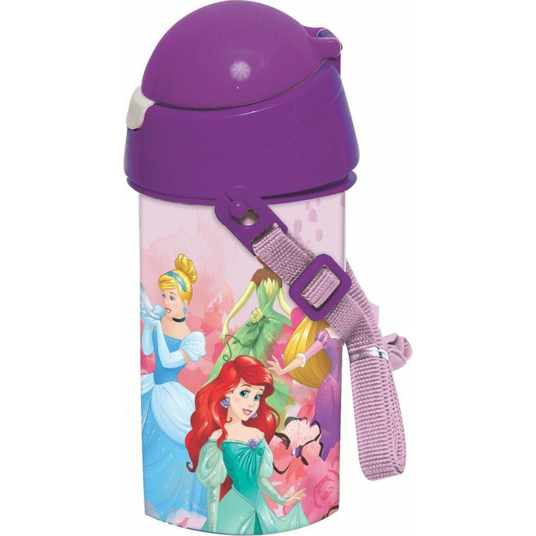 Παγούρι Πλαστικό Pop Up 500ml Princess