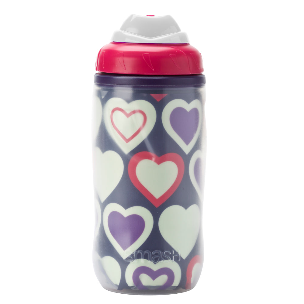 Παγουρίνο Smash Glow in the Dark Hearts 420ml