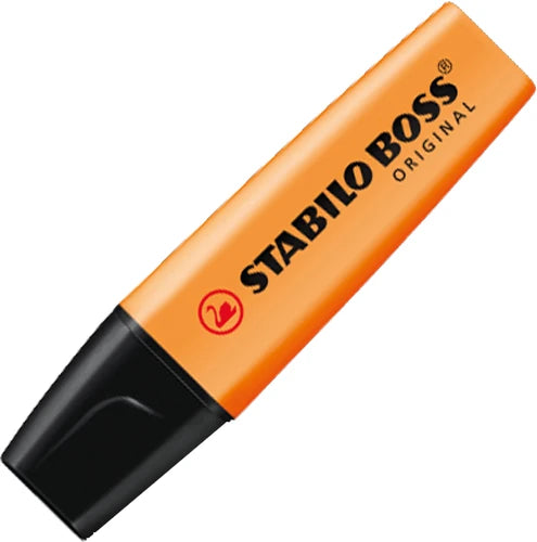 Μαρκαδόρος Υπογράμμισης Stabilo Boss Πορτοκαλί 2.0-5.0mm