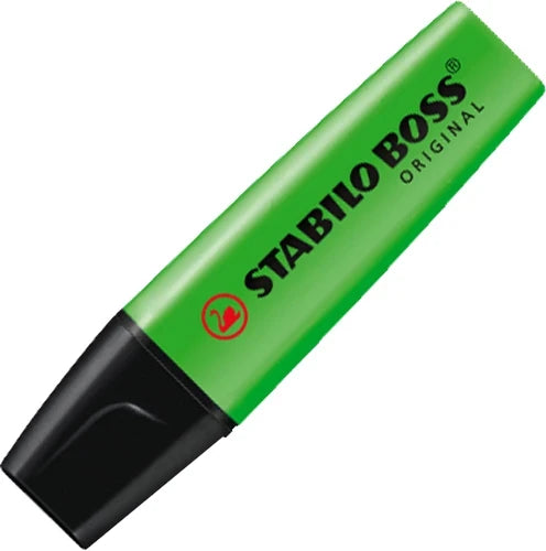 Μαρκαδόρος Υπογράμμισης Stabilo Boss Πράσινο 2.0-5.0mm