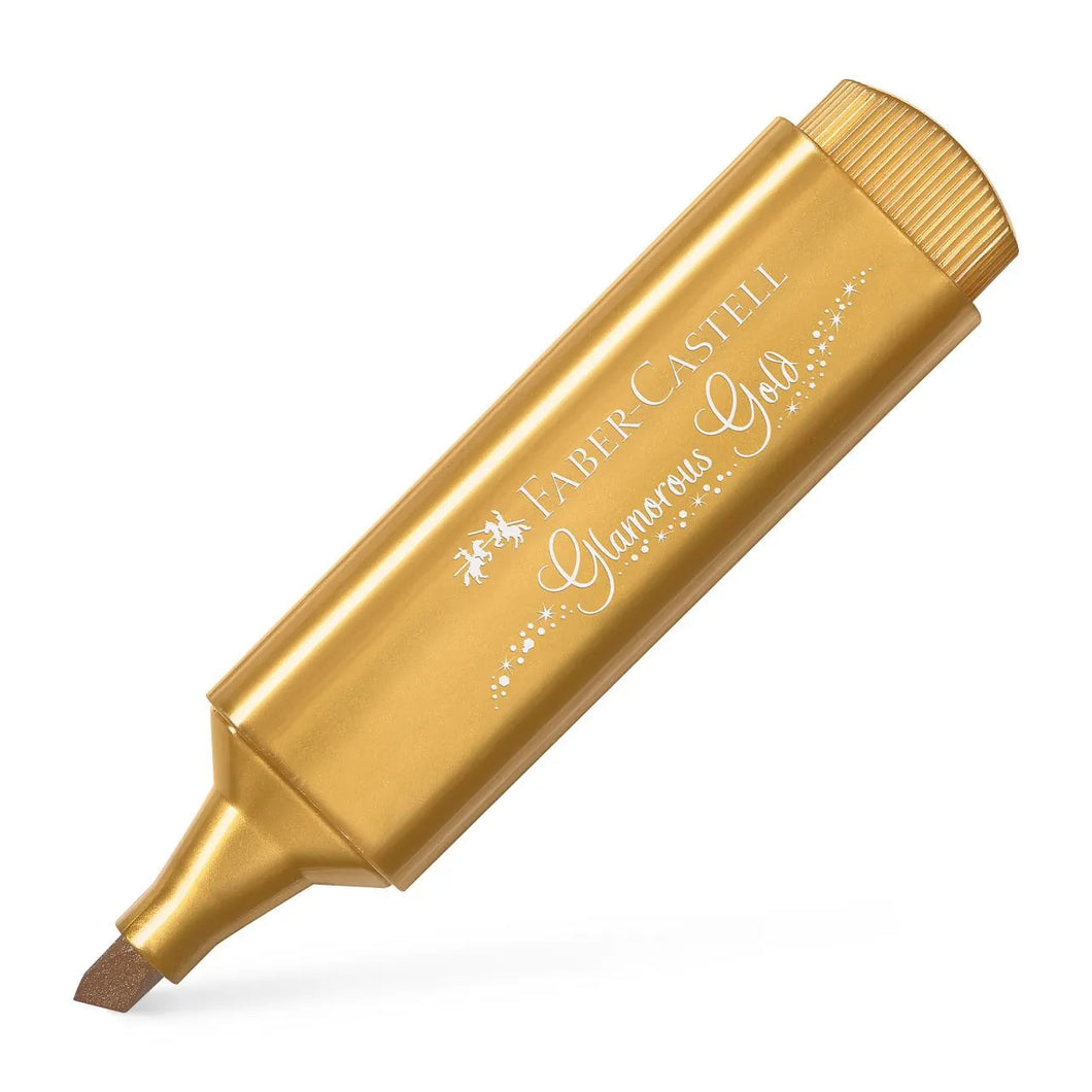 Μαρκαδόρος Υπογράμμισης Faber Castell Metallic Glamorous Gold 1.0-5.0mm