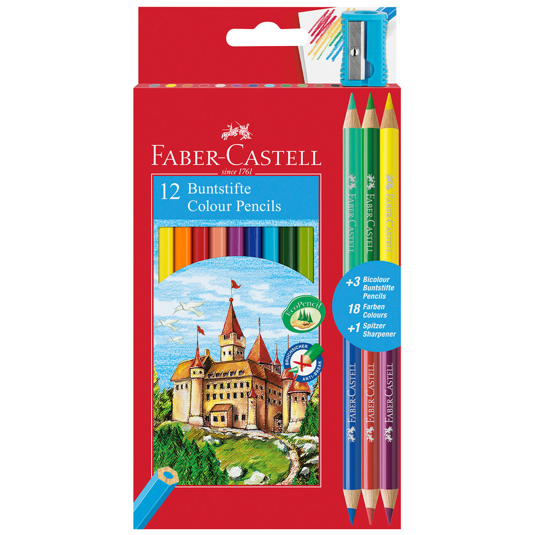 Ξυλομπογιές Faber Castell 12 Χρώματα