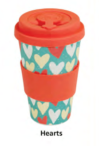 Κούπα Bamboo Hearts 400ml