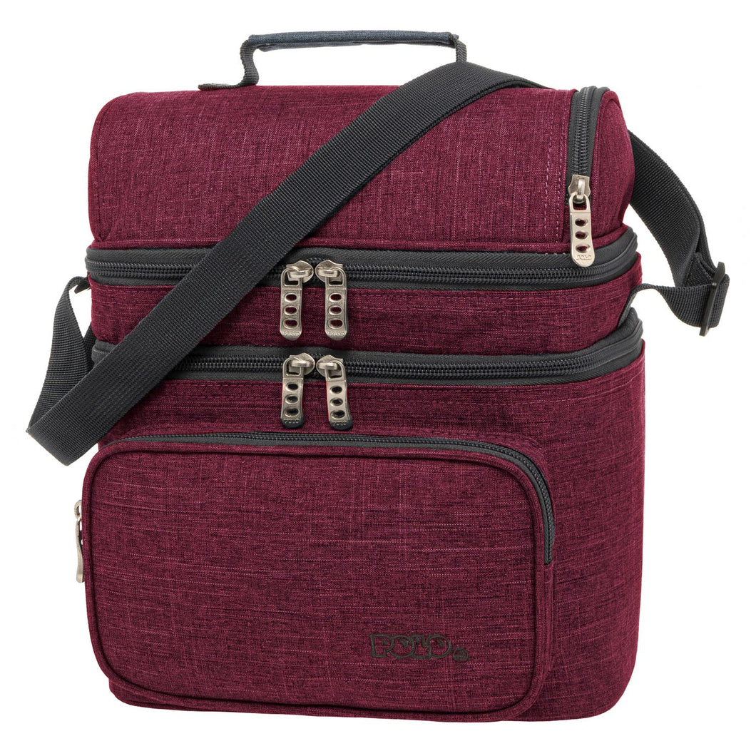 Lunch Bag Polo Double Cooler Μπορντό 907096-3300